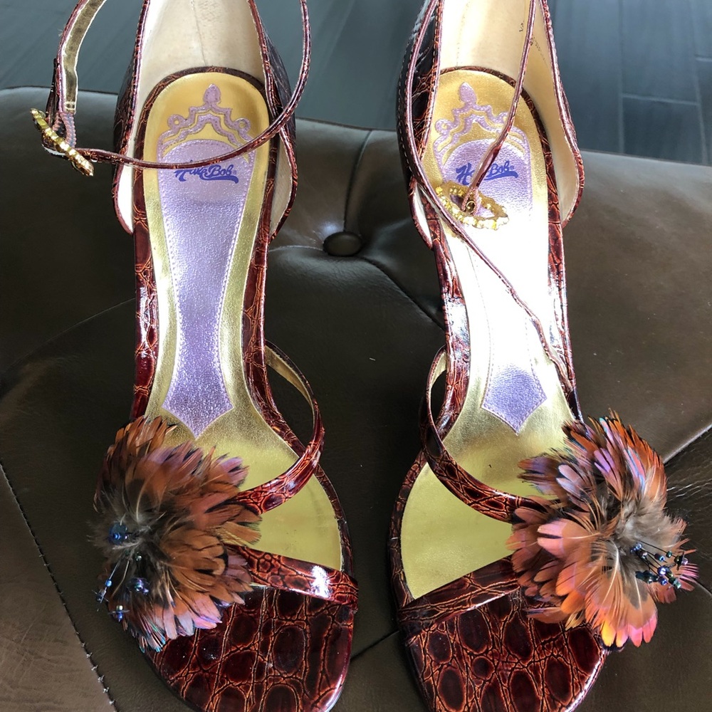 Hale Bob flower sandal.